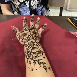 Henna Shoppe - Finished product