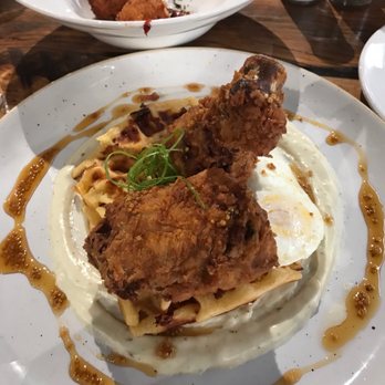 10 Barrel Brewing - Fried chicken and waffles with egg - Breweries Near Me - Boise, Idaho 10 Barrel Brewing - Fried chicken and waffles with egg - Breweries Near Me - Boise, Idaho