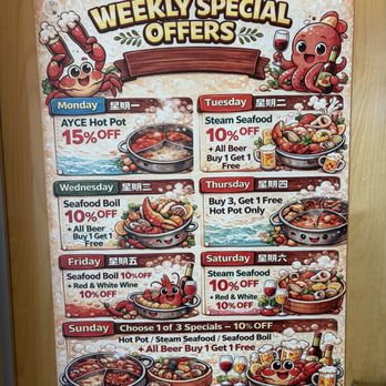 Tastee Steam Kitchen - Weekly specials - Seafood Near Me - Oakland, California Tastee Steam Kitchen - Weekly specials - Seafood Near Me - Oakland, California