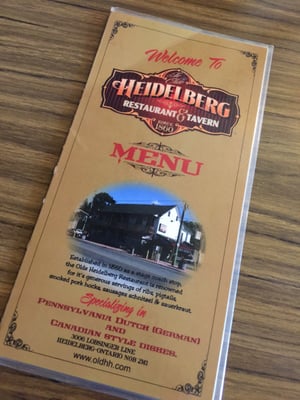 Menu photo 7 Heidelberg Restaurant & Tavern Heidelberg, ON Menu photo 7 Heidelberg Restaurant & Tavern Heidelberg, ON