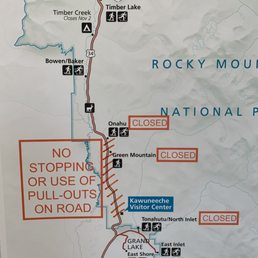 Map used during winter.