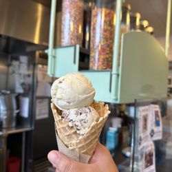 Furniture City Creamery - Small cone (small cone is two scoops so you can get two flavors)