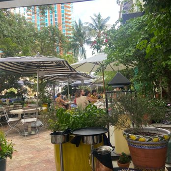 Call Me Gaby - Outdoor patio. Dining seating. - Italian Near Me - Miami Beach, Florida