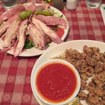 Cafe Corleone - Huge salad and amazing fried calamari appetizer!! - Italian Near Me - Paramount, California