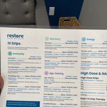 Restore Hyper Wellness - IV drip more options - IV Hydration Near Me - Happy Valley, Oregon