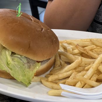 Wings Gone Wild - Buffalo chicken sandwich and fries - New American Near Me - Albuquerque, New Mexico