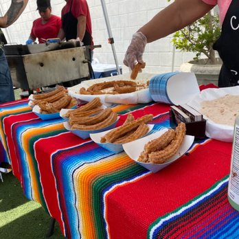 Churros Camilo - Fresh made churros! Crispy on the outside and soft in the inside. You can drizzle chocolate, strawberry, caramel sauce on top. - Caterers Near Me