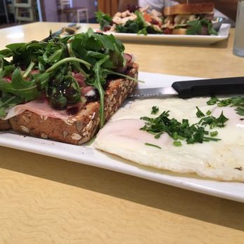 First Watch - Fig spread, prosciutto,ricotta, arugula and 2eggs. So scrumptious! - Breakfast & Brunch Near Me - Longwood, Florida