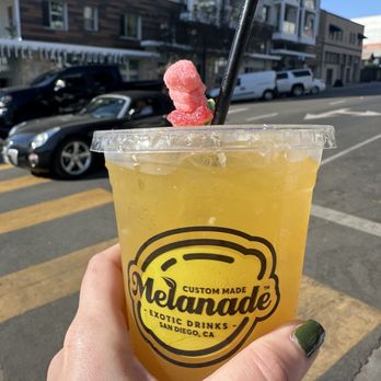 Melanade Exotic Drinks - Small passion fruit lemonade, $6 cash. So yum! - Juice Bars & Smoothies Near Me - San Diego, California