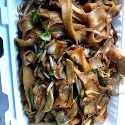 Combo Tofu Egg Vegetarian Stir Fried Cut Noodle