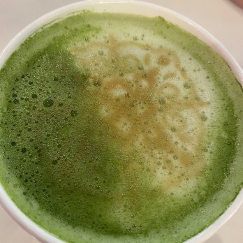 Cafe Lola - Lavender Matcha: terrible design and terrible taste. Just hot water - Cafes Near Me - Henderson, Nevada