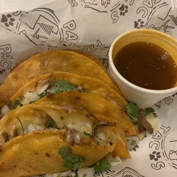 Pacos Tacos - Rock Tacos with the dipping sauce - Tacos Near Me - Metairie, Louisiana Pacos Tacos - Rock Tacos with the dipping sauce - Tacos Near Me - Metairie, Louisiana