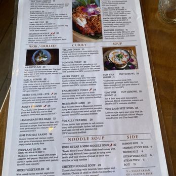 Torsap Thai Kitchen - Menu - Thai Near Me - Walnut Creek, California