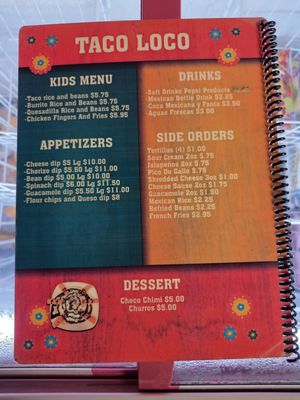 Menu photo 3 Taco Loco Mexican Grill Jasper, AL