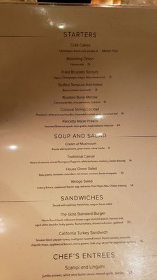 Menu photo 4 Seven Sisters Tuolumne, CA