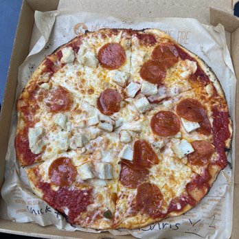Blaze Pizza - 2 Top Pizza (11-inch) - Pizza Near Me - Anaheim, California Blaze Pizza - 2 Top Pizza (11-inch) - Pizza Near Me - Anaheim, California