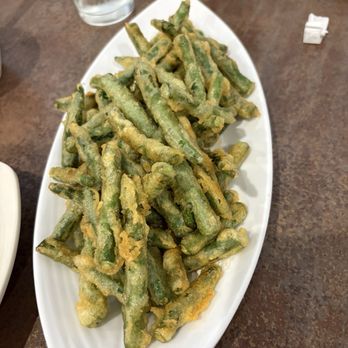 A Table Wayne's Kitchen - fried green beans - Asian Fusion Near Me - Manteca, California
