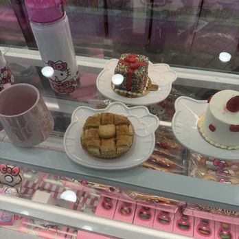 Hello Kitty Cafe - Some of the treats on display - Themed Cafes Near Me - Santa Clara, California Hello Kitty Cafe - Some of the treats on display - Themed Cafes Near Me - Santa Clara, California