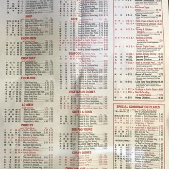 China House - Menu effective 6/14/2018 - Chinese Near Me - Lawrence, Kansas