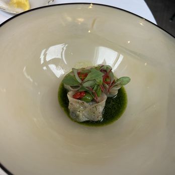 Jean-Georges - Course 2: king crab dumplings - French Near Me - New York, New York