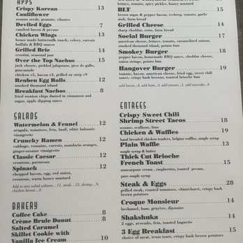 Social Station - Brunch menu - American Near Me - Henderson, Nevada