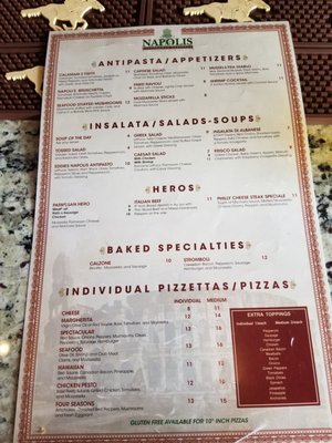 Menu photo 2 Eddie's Napolis Frisco Frisco, TX