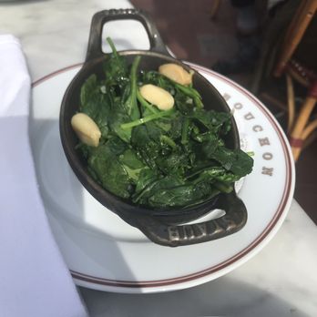 Bouchon - Garlic spinach (half order) - French Near Me - Yountville, California Bouchon - Garlic spinach (half order) - French Near Me - Yountville, California