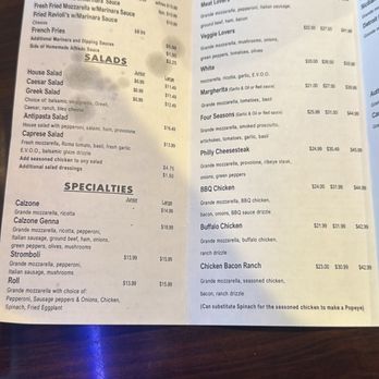 Genna Pizza - Menu page 1 - Pizza Near Me - Melbourne, Florida Genna Pizza - Menu page 1 - Pizza Near Me - Melbourne, Florida