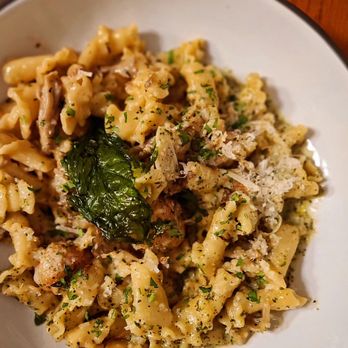 Saltbreaker - Smoked Trout Rillette Pasta (so good!) Creamy, nice chew, and cooked and seasoned perfectly - Cocktail Bars Near Me - Alameda, California