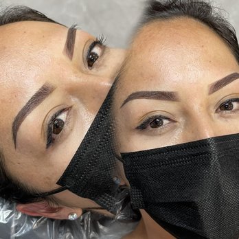 Sh8pe Ink Studio - Ombré cover up over old microblading - Permanent Makeup Near Me - Melbourne, Florida