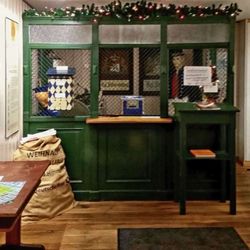Historische Poststelle - Weihnachtspostamt - Poststelle inside(12/2016)