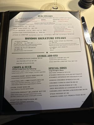 Menu photo 1 Hondo's Glen Allen, VA