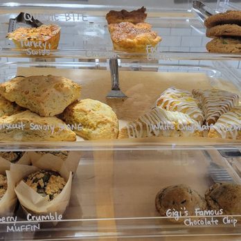 Crosshatch coffee - a variety of pastries on display - Bakeries Near Me - Siren, Wisconsin