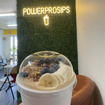 PowerPro Sips - Mango Pineapple protein bowl: 24g of protein, 10g fiber - Cafes Near Me - San Jose, California
