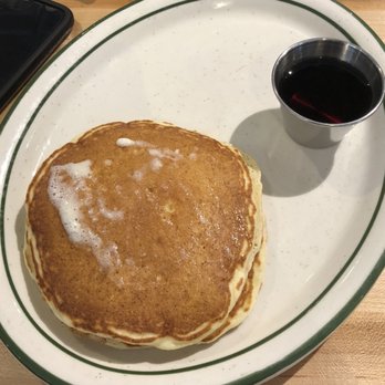 Mirabella's Table - Lemon frittata pancakes with blueberry syrup - Breakfast & Brunch Near Me - Rogers, Arkansas