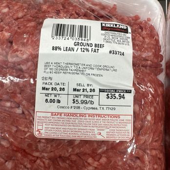 Costco Wholesale - Meat...3.21.26 - Wholesale Stores Near Me - Tomball, Texas