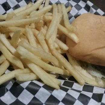 Kitchen 44 - Hamburger with hot fresh fries - American Near Me - Newcastle, Oklahoma Kitchen 44 - Hamburger with hot fresh fries - American Near Me - Newcastle, Oklahoma