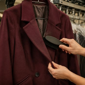 Next Day Laundry & Dry Cleaning - soft brushing wool coat & final inspection before packaging - Dry Cleaning Near Me Next Day Laundry & Dry Cleaning - soft brushing wool coat & final inspection before packaging - Dry Cleaning Near Me