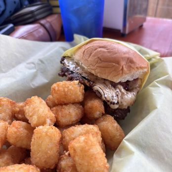 Crystal Springs Hideaway - The Brute burger - small - Burgers Near Me - Fort Worth, Texas