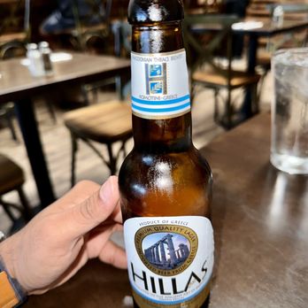 Georges Greek On Second - Hilas beer - Greek Near Me - Long Beach, California