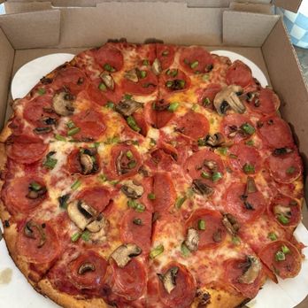 Rosallini's - Create your own pizza - mushroom, pepperoni, green pepper - Pizza Near Me - Aitkin, Minnesota Rosallini's - Create your own pizza - mushroom, pepperoni, green pepper - Pizza Near Me - Aitkin, Minnesota