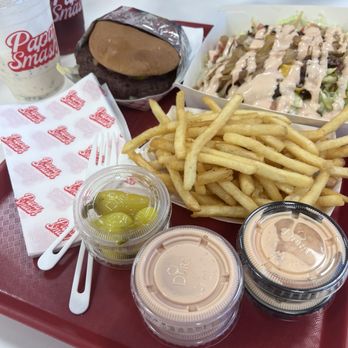 Papa Smash - Smash buger with smash burger salad - Burgers Near Me - Romoland, California Papa Smash - Smash buger with smash burger salad - Burgers Near Me - Romoland, California
