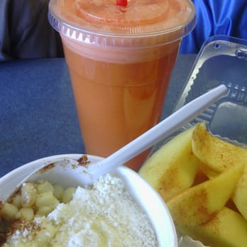 Raspado Xpress - Juice...corn...mango - Ice Cream & Frozen Yogurt Near Me - Pomona, California
