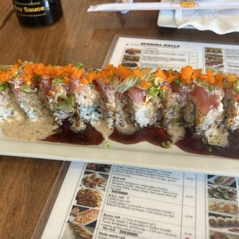 Sushi On Fire - Girl on the beach - Sushi Bars Near Me - Long Beach, California