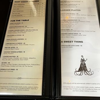 Grey Lady - Menu - Seafood Near Me - New York, New York Grey Lady - Menu - Seafood Near Me - New York, New York