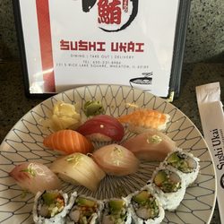 Sushi Ukai - Wheaton - Sushi Lunch w/ Hot&Sour Soup FTW.!.