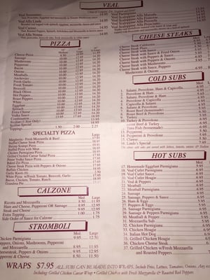 Menu photo 2 Linda's Pizza Ocean Gate, NJ Menu photo 2 Linda's Pizza Ocean Gate, NJ