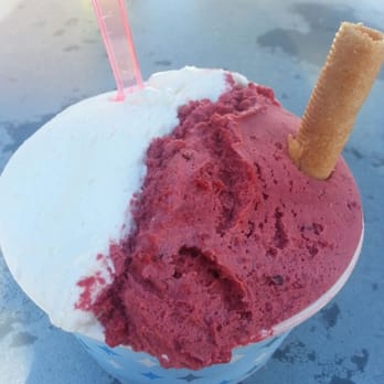 Frost Gelato - Coconut and blackberry - Gelato Near Me - Tucson, Arizona