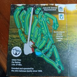 Butter Valley Golf-Port - Course Map