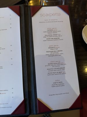 Menu photo 1 Scarpetta Las Vegas, NV Menu photo 1 Scarpetta Las Vegas, NV
